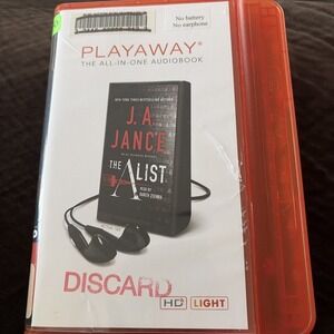 Playaway Audiobook Ex Library J. A. Jance The A List